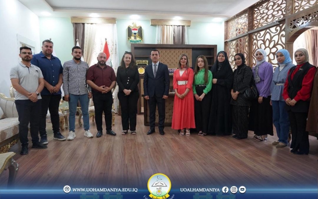 A Delegation from the College of Administration and Economics Extends Congratulations to the University President