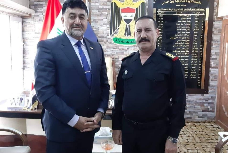 رئيس الجامعة يلتقي بقائد شرطة نينوى